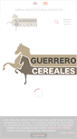 Mobile Screenshot of guerrerocereales.com